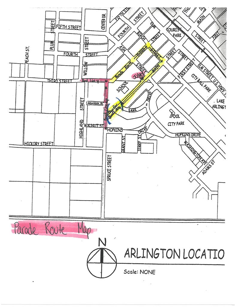 Arlington Band Map